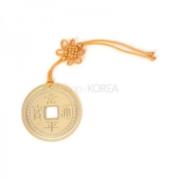 금장 책갈피 大-동전 - 고급스러운 금장과 매듭으로 제작