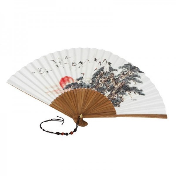 오죽선-송학 - 여름의 더위를 시원하게 보내줄 부채