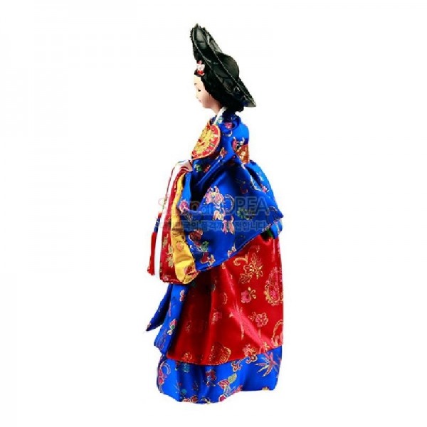 한복인형-황후 - 한국의 전통의복을 재현한 한복인형