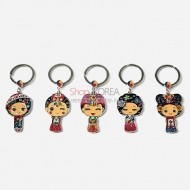 민속열쇠고리5p세트-한복