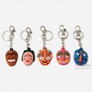 민속열쇠고리5p세트-하회탈