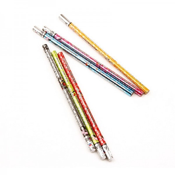 전통문양 연필6종세트-꽃훈민 - 한국 전통문양 연필세트