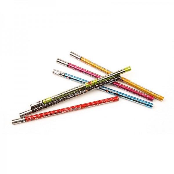 전통문양 연필6종세트-꽃훈민 - 한국 전통문양 연필세트