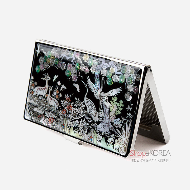 명함집-장생도 - 한국의 멋과 천연자개의 조화