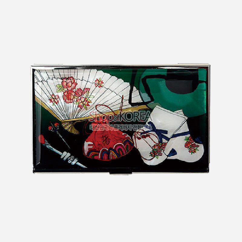 명함집-꽃버선부채