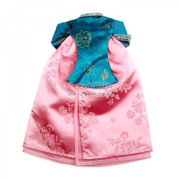 비단한복 와인 커버-당의(연분홍) - 한국의 멋 한복 와인커버