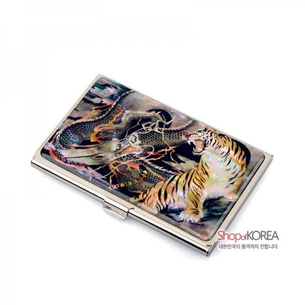 명함집-용호상박 - 한국의 자개 동양의 민화(民畵)