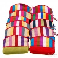 활모양 큰지갑-색동누비파우치11색