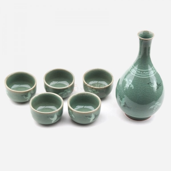 청자 주병세트(전통술병 술잔세트) - 