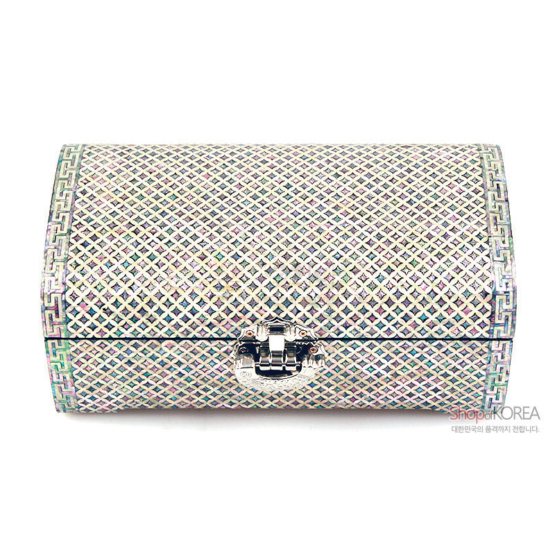 박인호 작 자개굴림보석함 특대-전통무늬 - 