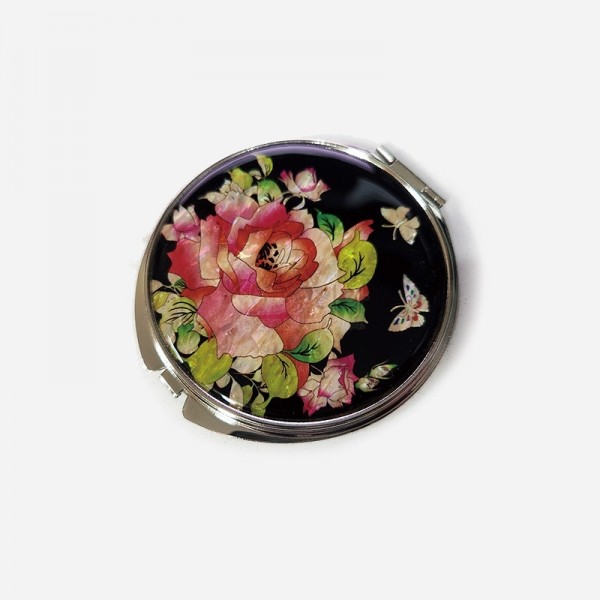 자개손거울-장미 - 한국의 멋과 천연자개의 조화