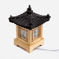 전통 사각등(기와)-사군자