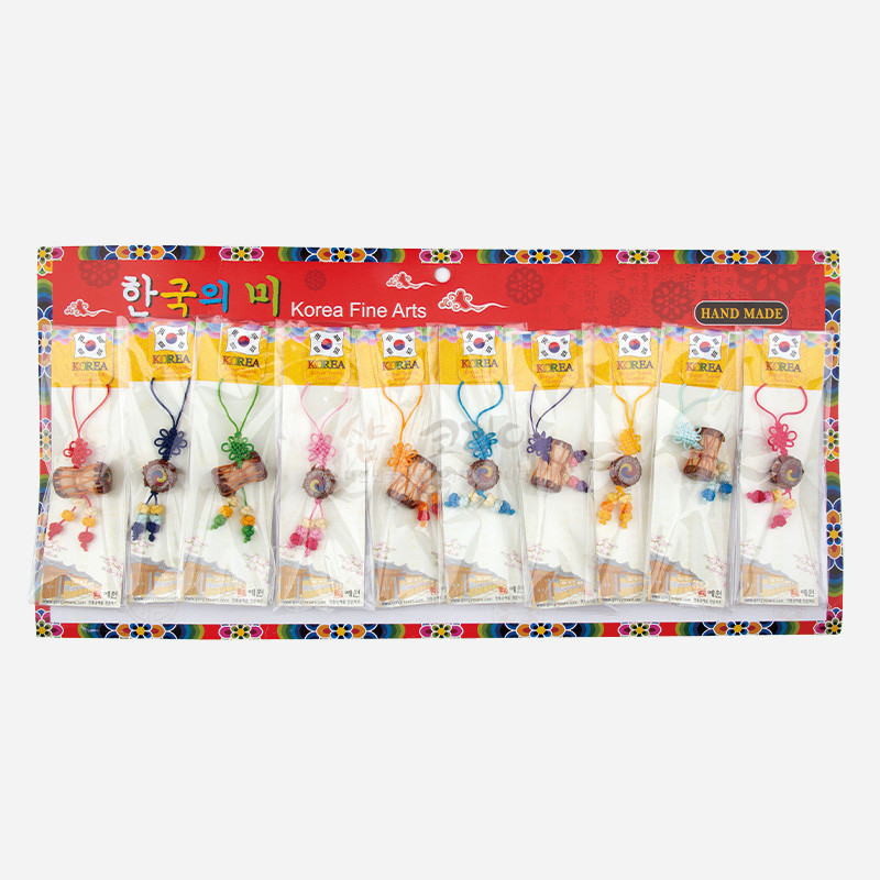 장구와북 매듭 작은열쇠고리 10P세트