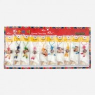 장구와북 매듭 작은열쇠고리 10P세트