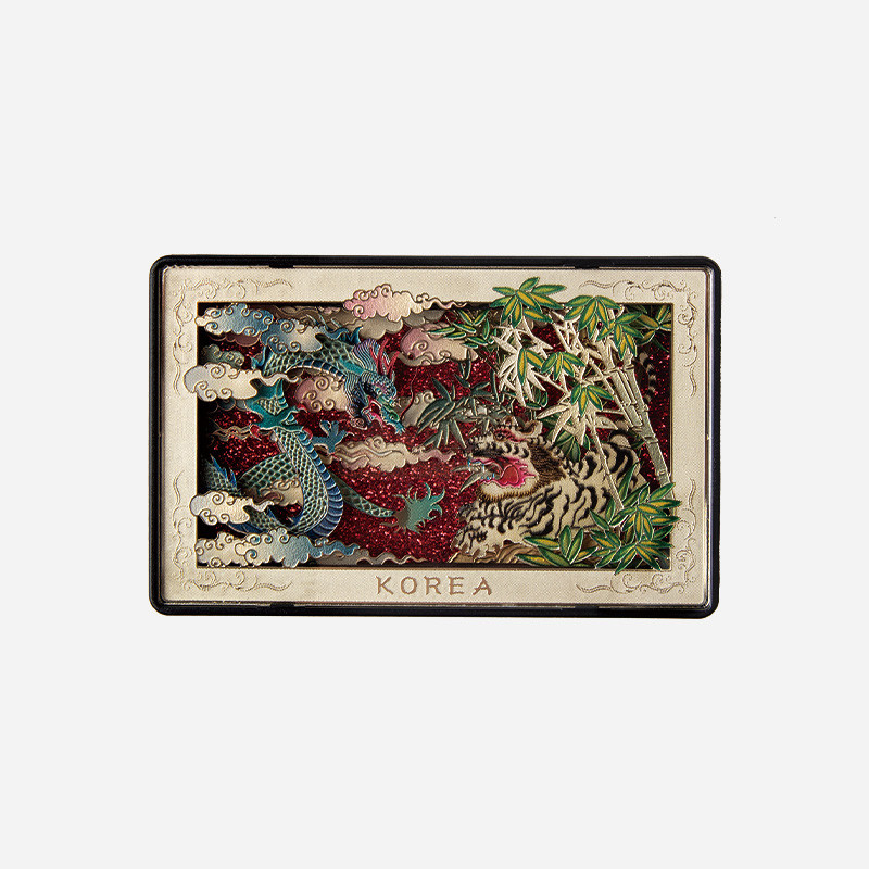 전통입체 마그넷- 용호상박