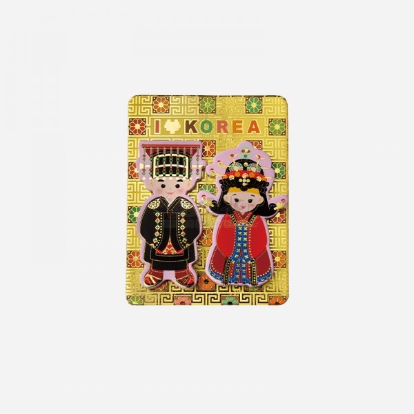 전통예복 입체자석 6종 - 