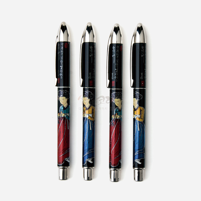 자개문양 4종펜-신윤복 미인도