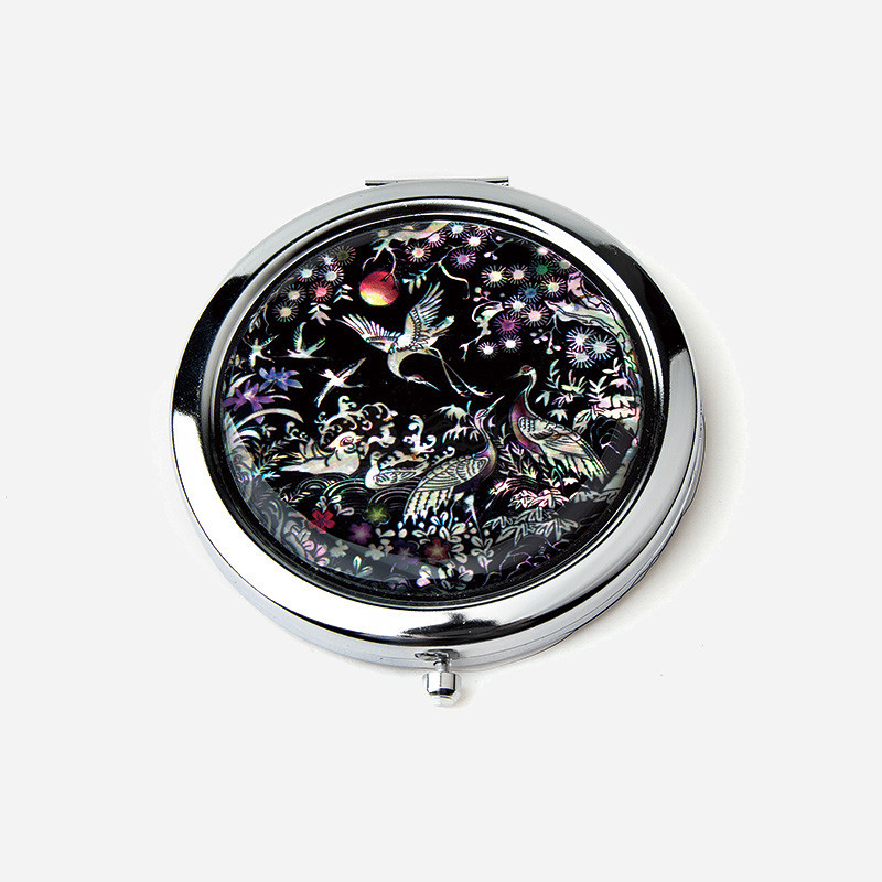 누름자개손거울-신송학