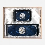 한지자동함세트-청학(필함,명함함)