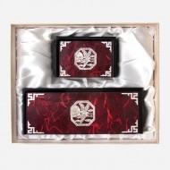 한지자동함세트-적학(필함,명함함)