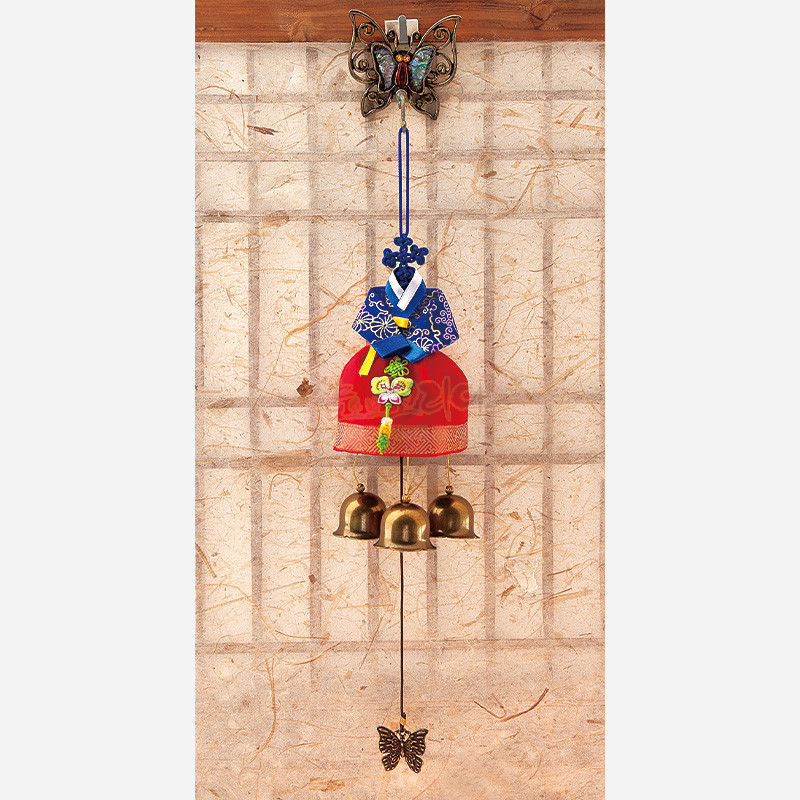 나비한복 문종- 청색 저고리