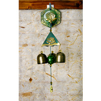 삼각 풍경종-연꽃