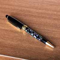 고급자개볼펜-당초무늬