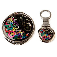 자개손거울-자음도 2종세트