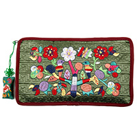 수사각파우치-녹색