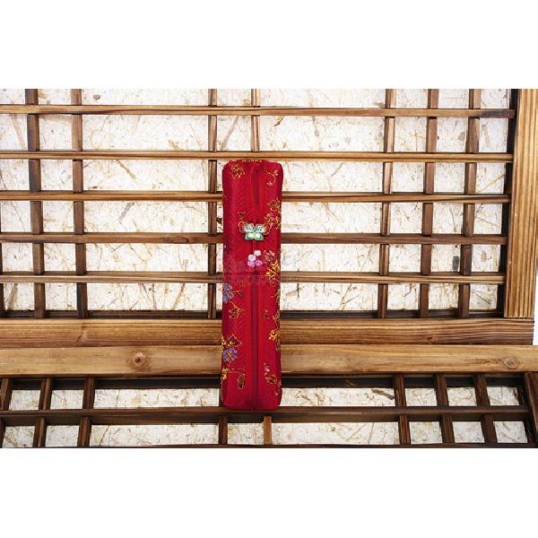 [소산당]누비수(秀)꽃 필통 [적색] - 정성스럽게 만든 누비 필통