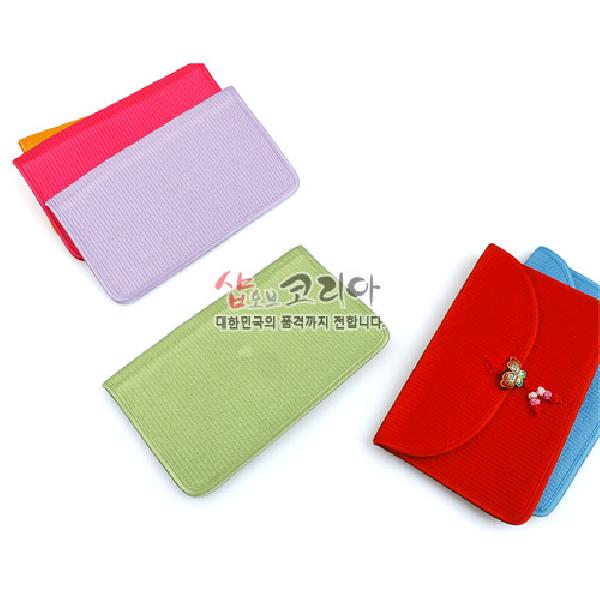 [소산당]누비수(秀) 지갑大-나비매듭[적색] - 나비 매듭을 예쁘게 만든 누비수지갑