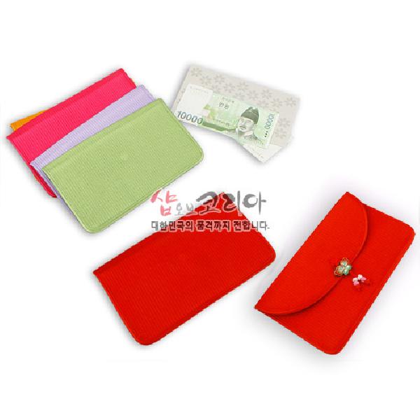 [소산당]누비수(秀) 지갑大-나비매듭[적색] - 나비 매듭을 예쁘게 만든 누비수지갑