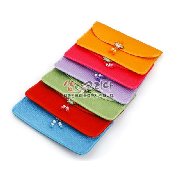 [소산당]누비수(秀) 지갑大-나비매듭[적색] - 나비 매듭을 예쁘게 만든 누비수지갑