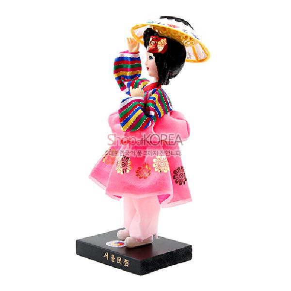작은 한복 인형들-어우동 - 한국의 전통의복을 재현한 한복인형