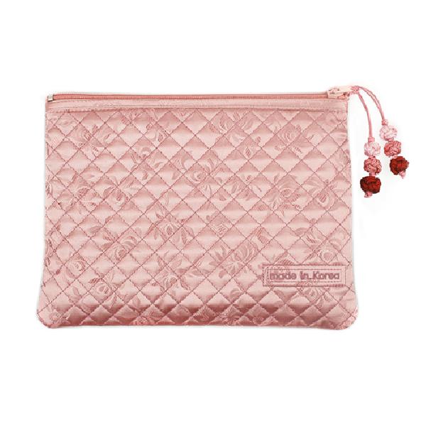 [소산당]누비수(秀)쌍파우치 [자색] - 대한민국 누비 제품의 대표작입니다.