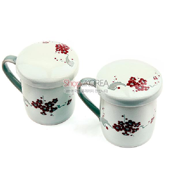 청자매화 2인머그세트 - 청자의 멋이 아름다운 2인 머그세트