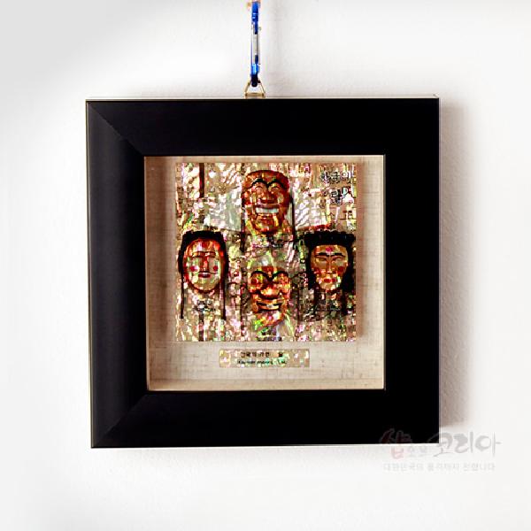 나전 미니액자-하회탈 - 한국의 멋 하회탈액자