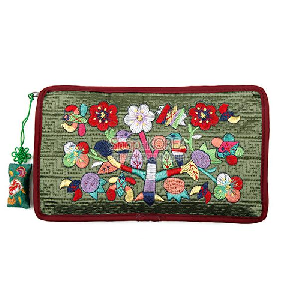 수사각파우치-녹색