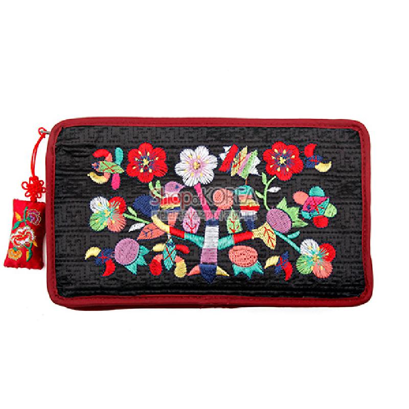 수사각파우치-흑색