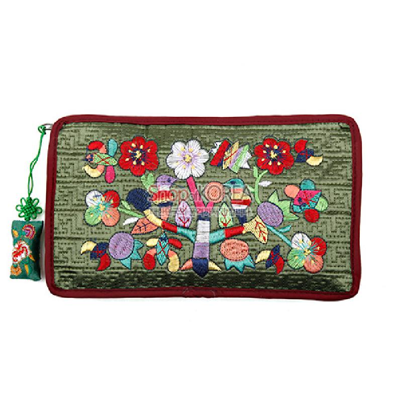 수사각파우치-녹색